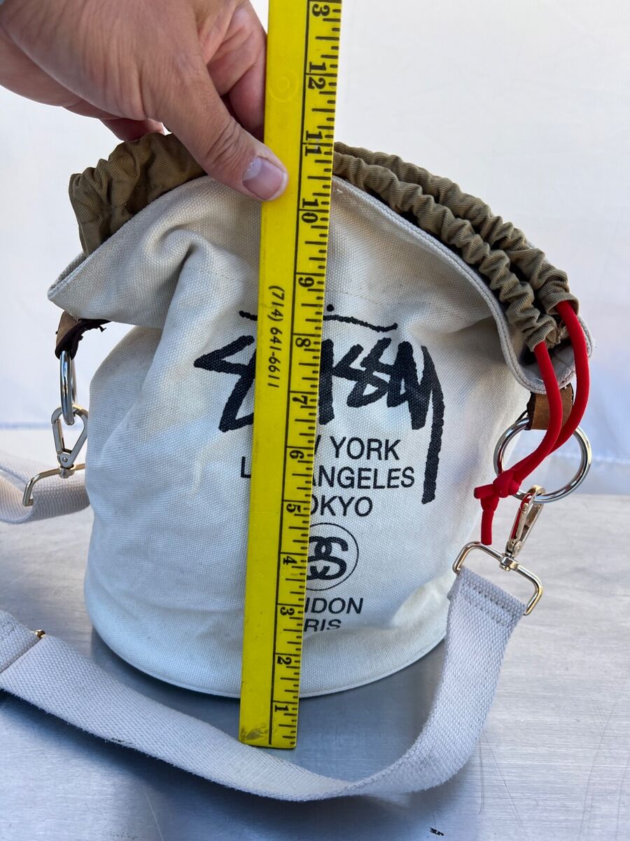 Stussy Streetwear Brand Shoulder Strap Tote Bag Carrying Stussy Streetwear Brand Shoulder Strap Tote Bag Carrying