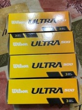 4 WILSON ULTRA 500 GOLF BALLS 3 PACKS
