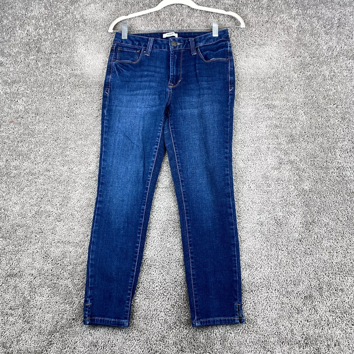 Kensie Jeans Cropped Denim Women s 2 26 Blue 5 Pocket Low Rise
