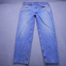 Carhartt Jeans Mens 38x30 Blue Relaxed Fit Denim B17 DST Workwear Grunge Skater
