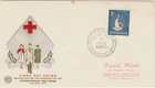 Australia 1963 FDC  Red Cross Centenary issue on a Wesley cachet cover