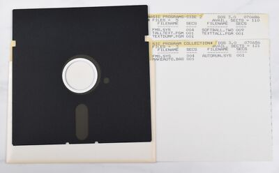 Vintage Computer Floppy Disk - Rare, Atari, Untested, As-Is (DOS 3.0)