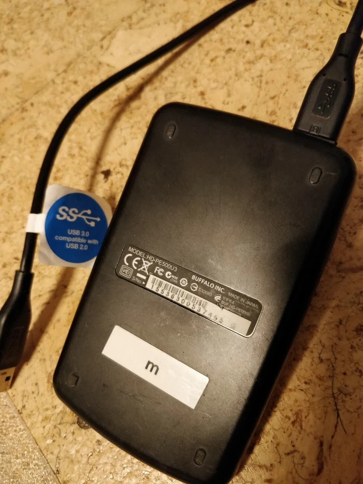 Buffalo 500GB Usb 3.0 Externe Festplatte - Bild 2 von 2