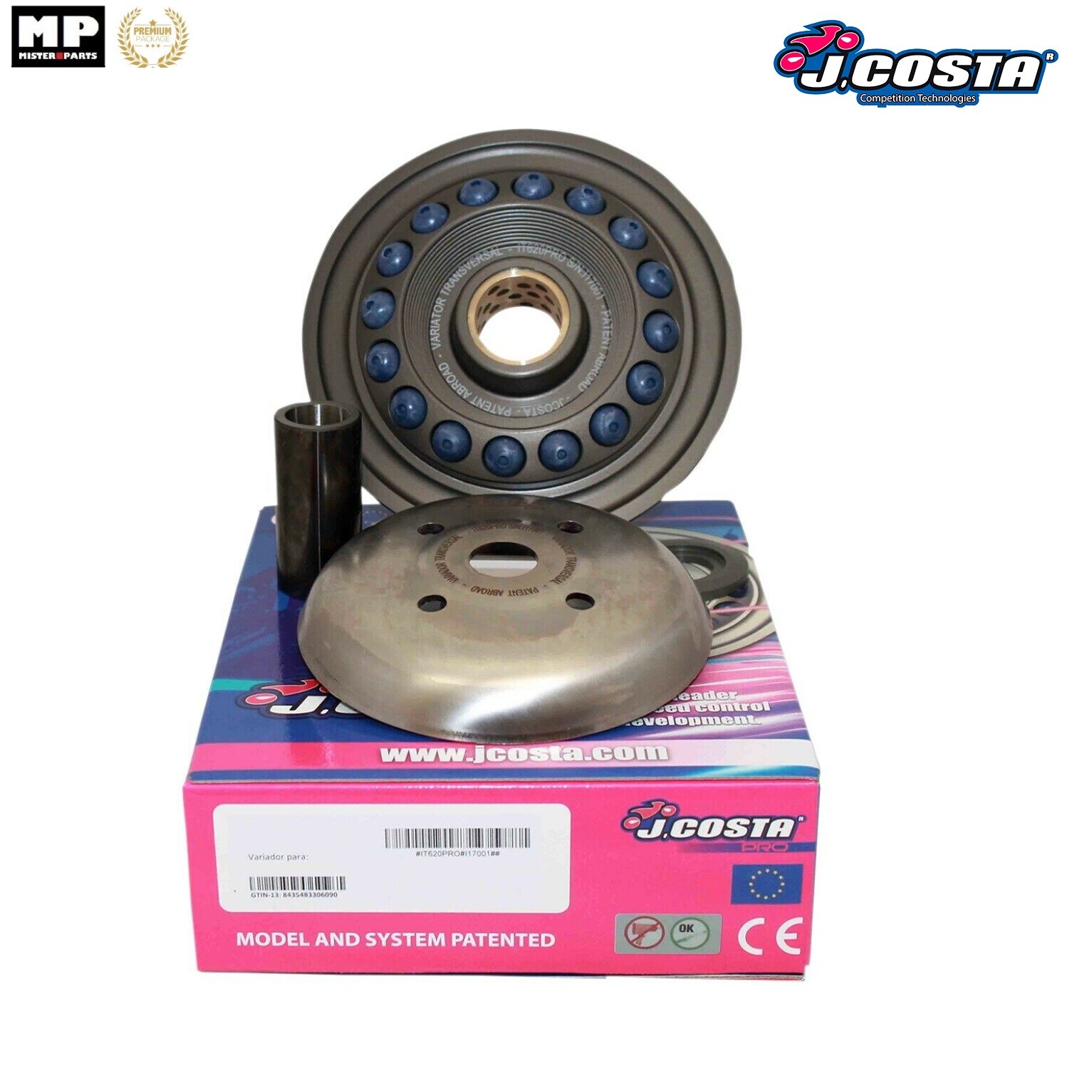 Variateur Racing J.Costa IT213PRO scooter Daelim 125 FI Serie PRO