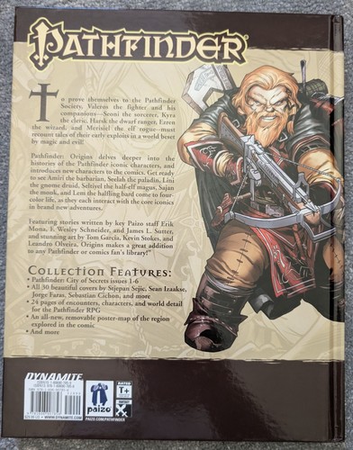 Pathfinder  Origins Graphic Novel Volume 4 VGC Dynamite / Paizo - Picture 2 of 2