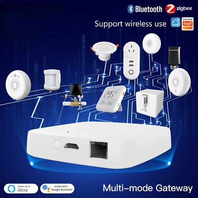 New Tuya Smart Wired Multi-mode Gateway ZigBee Bluetooth Mesh Hub Smart Life APP