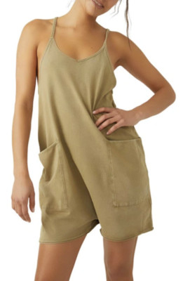 Free People - Movement - Tabacco - Hot Shot Romper Sz M