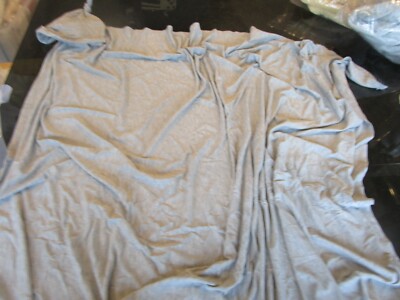 Pottery Barn Kids baby lightweight 44 46 blanket gray + hat photo shoot sample 