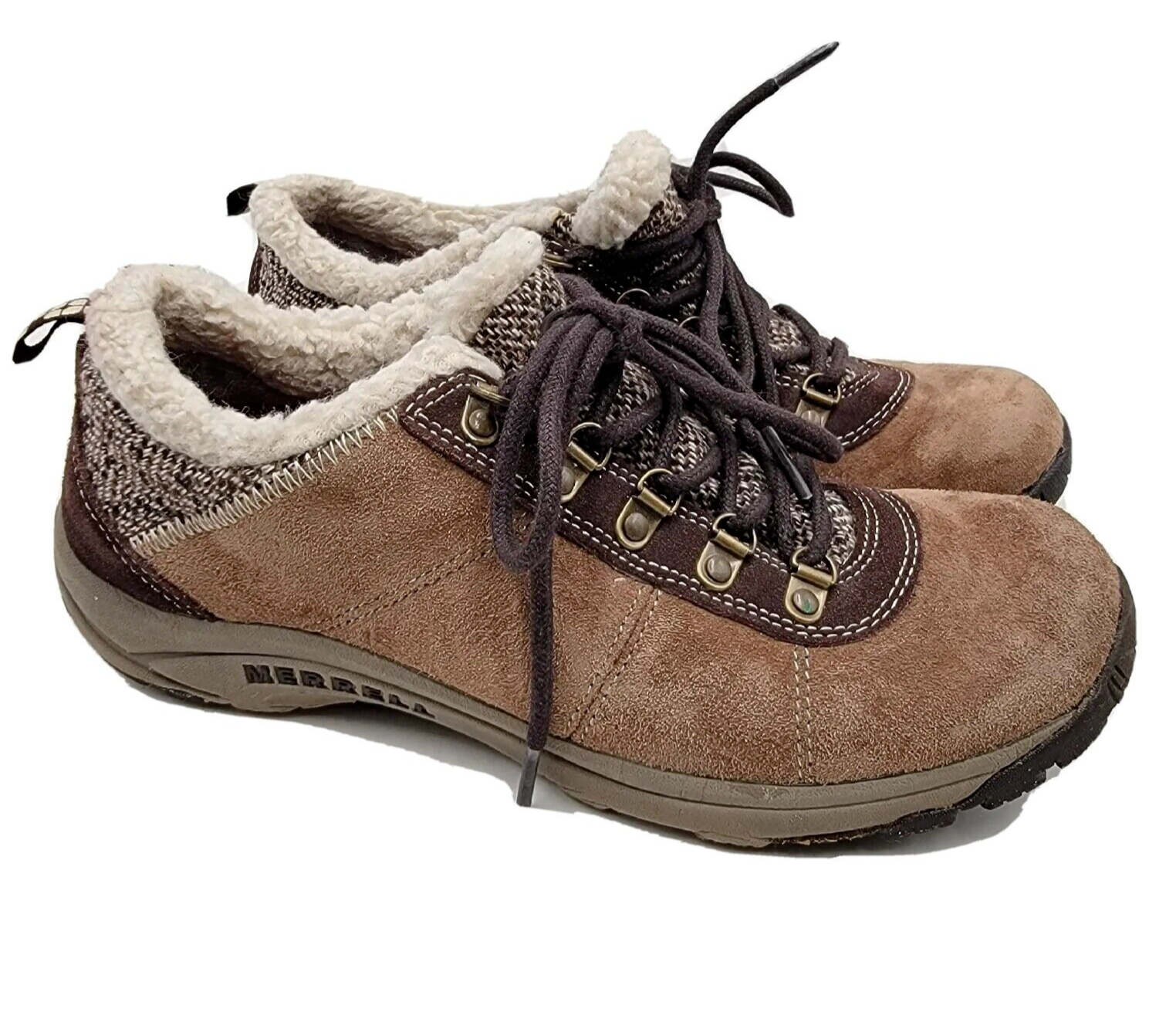 Scarpe Merrell Kamori Chill da donna taglia 9 marrone scamosciato lana J099937C