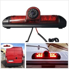 170° View Angle Car SUV Rearview Reverse Parking HD Camera Third Brake Light 12V