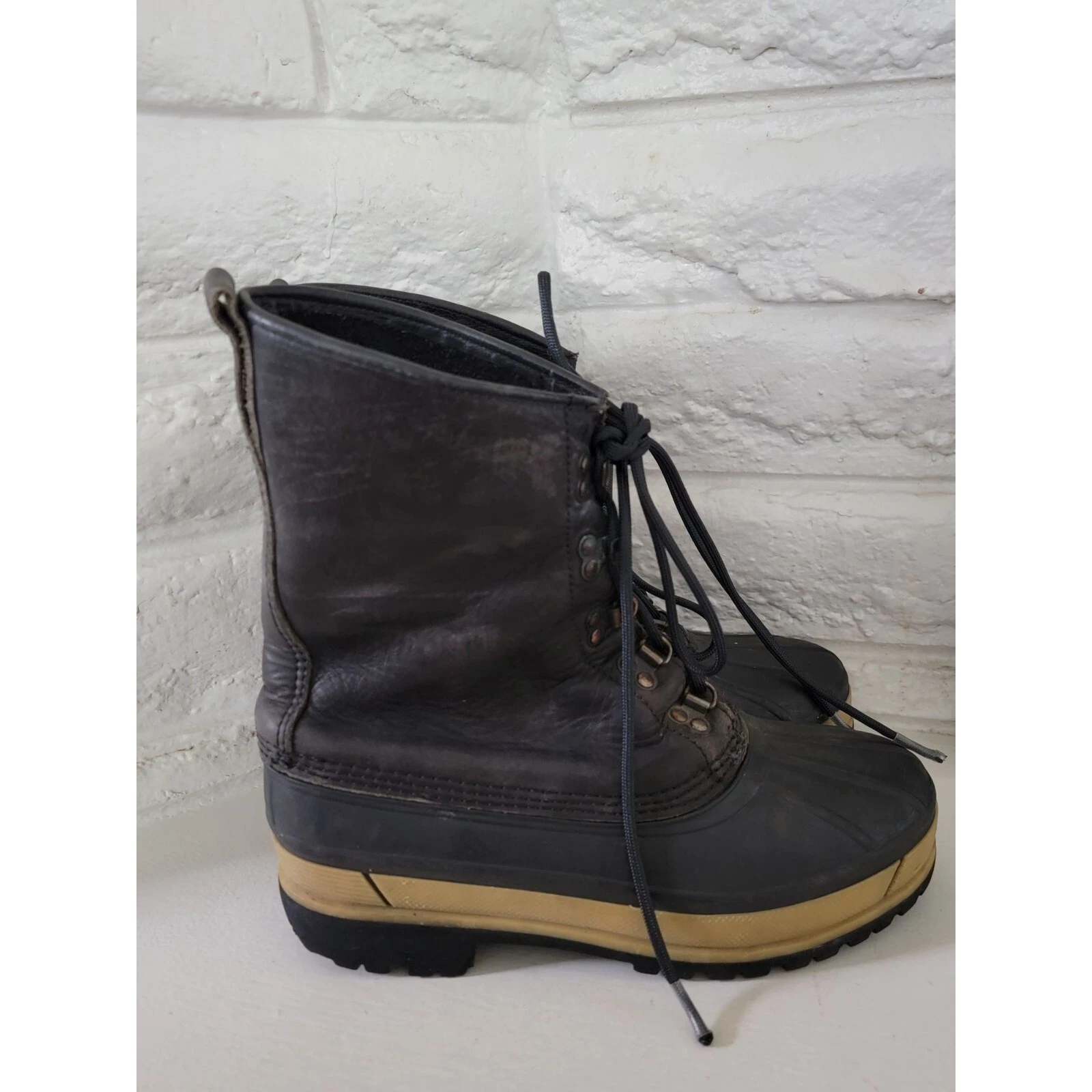 Vintage Mens Davos camping insulated Duck boots size 10