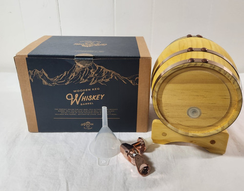 Wooden Keg Whiskey Barrel 750 ml Mini Genuine Adventure Is Out There
