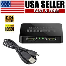 HDMI Splitter 1 in 2 out 4K For Full HD 1080P 3D HDMI Splitter 1 To 2 Amplifier