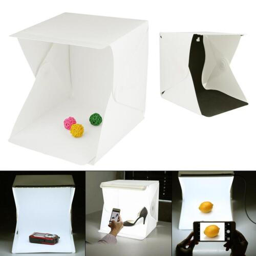 Moving LED Light Room Photo Studio Photography Lighting Tent Backdrop Cube Box a - Picture 1 of 12