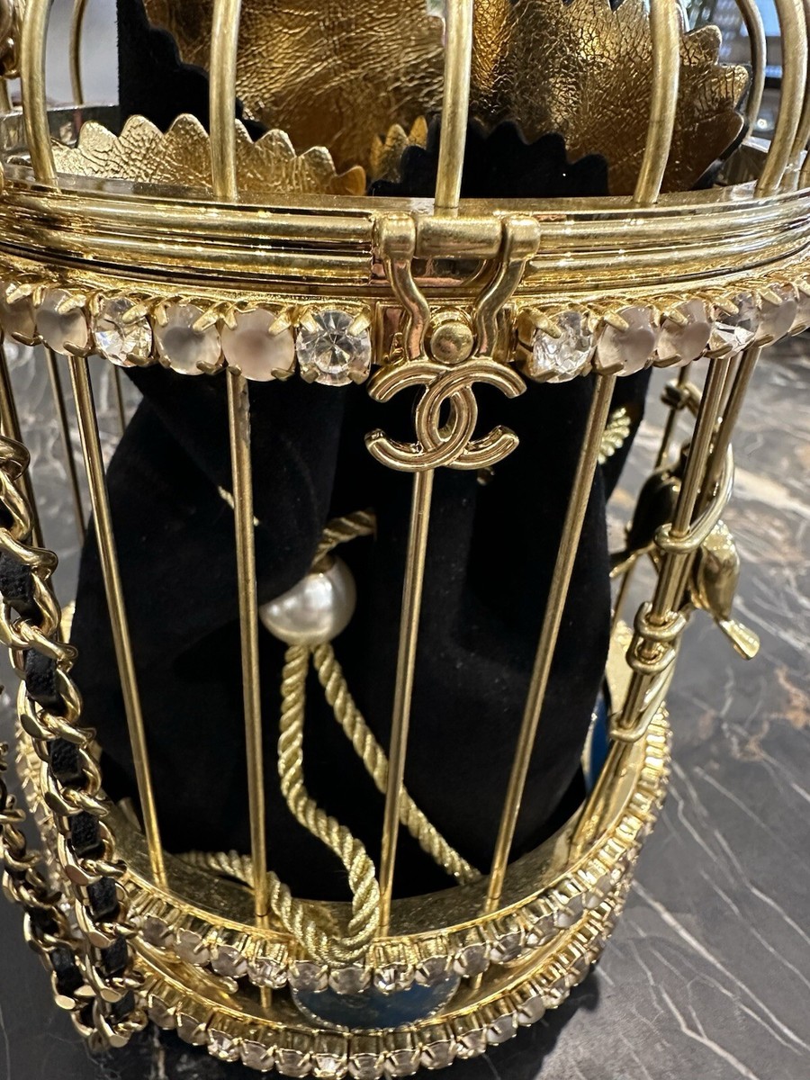 CHANEL Bird Cage Bag-A Unique Runway Evening Bag From 2020-202 FW
