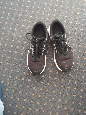 Asics gel contend 8 black sport shoes
