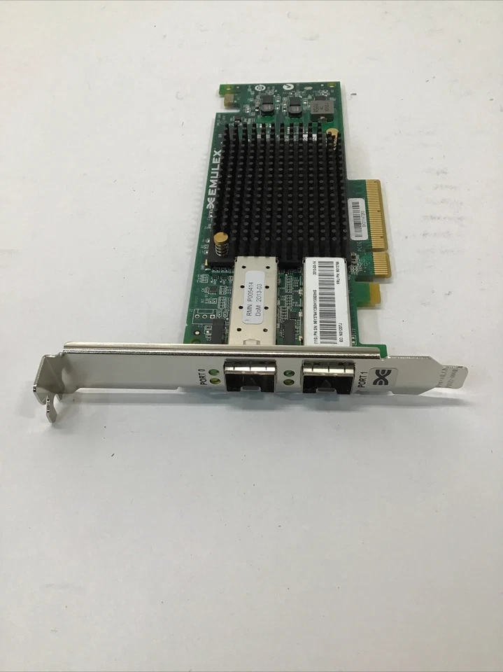 Emulex IBM 96Y3766 2-Port 10GB SFP+ Ethernet Card PCI-e P005414 95Y3764 49Y7952 - Image 3 of 3