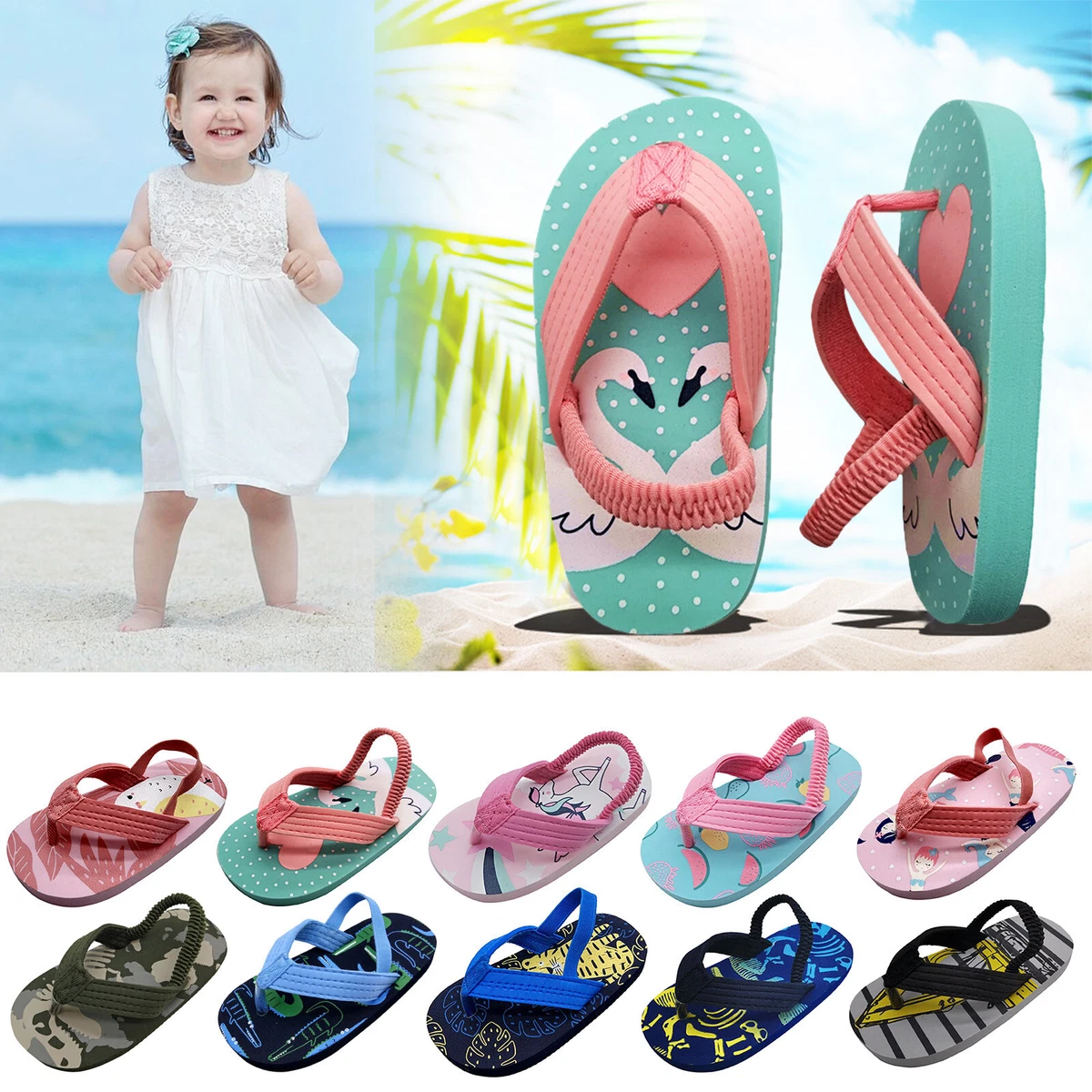 Flip flops for toddlers sale