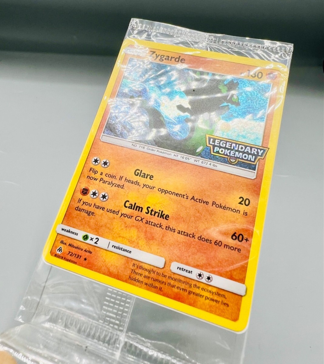 Zygarde Legendary Pokemon 72/131 Forbidden Light Promo Card Sealed Rare Zygarde Legendary Pokemon 72/131 Forbidden Light Promo Card Sealed Rare