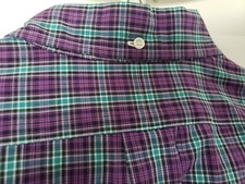 Ralph Lauren long sleeve custom fit dress shirt, large, 100 cotton, multicolor