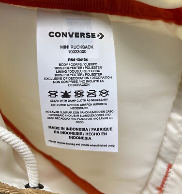 Converse Mini Rucksack Cream Women display picture 1