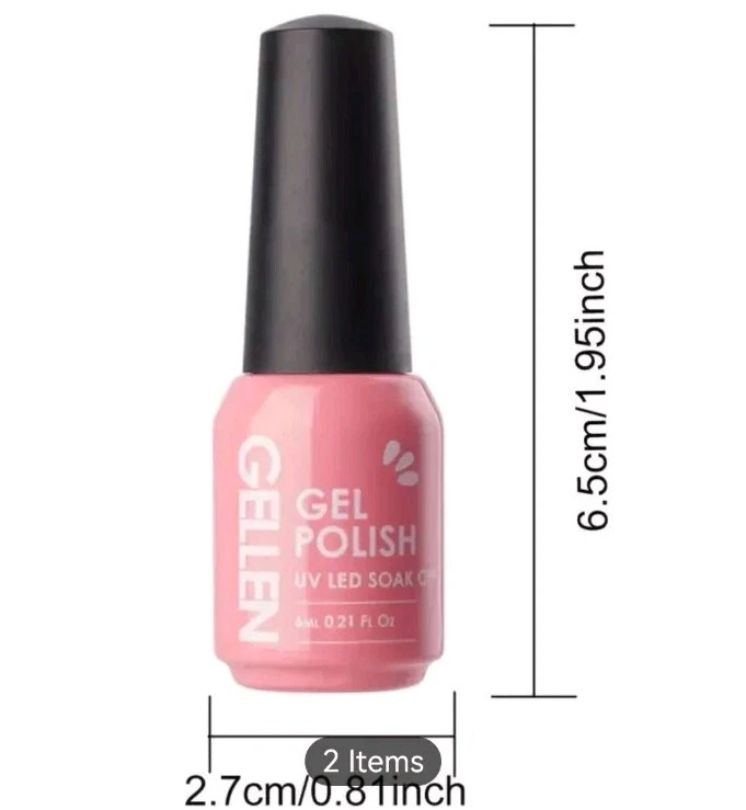 Gellen Soak Off Esmalte de Uñas Set de Seis Botellas de 6 ml - Nuevo Foto 3 de 4