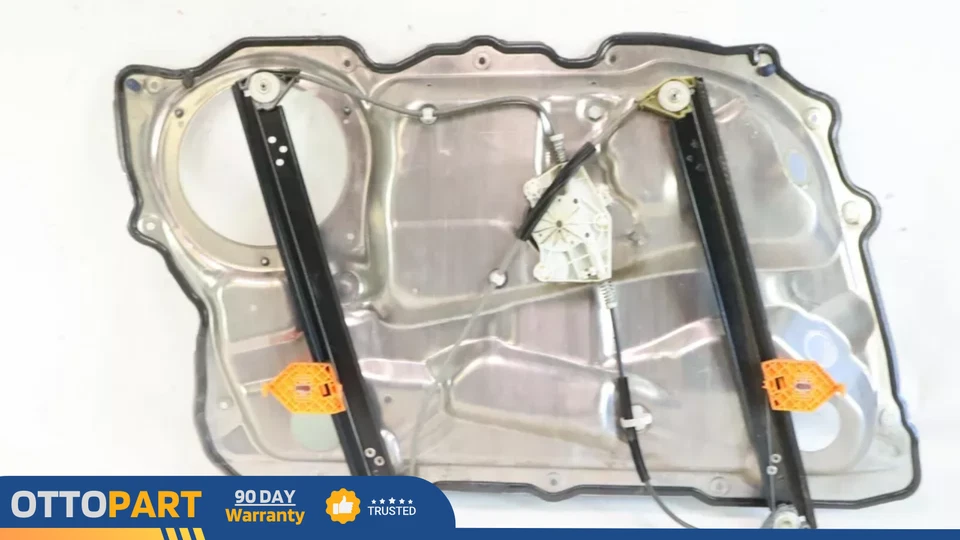 04-06 AUDI A8 QUATTRO Front Right Passenger Power Window Regulator W/ Panel OEM - Image 4 of 4