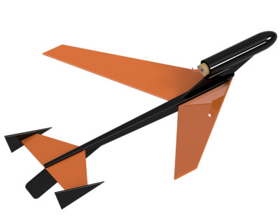 Hawk Model Rockets Kits Semroc Flying Model Rocket Kit Hawk KV-65 *New Re-Design* | eBay