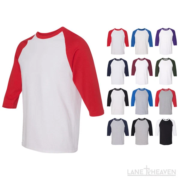 blank raglan tees