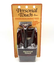 Vintage Schick Personal Touch Razor With Deluxe Case Two Cartridges NEW SEALED