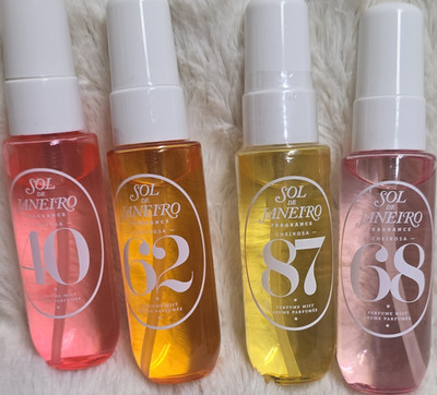 Sol De Janeiro Cheirosa 40 62 87 68 Perfume Mist Set Travel Size 1oz/30ml