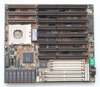 Socket 3 motherboard - Edom/WinTech MV035 Rev.C - OPTi 82C895 - TESTED