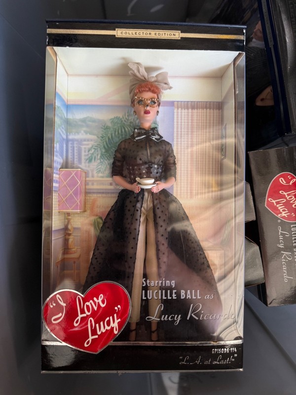 New! Mattel I Love Lucy Barbie Doll Episode 114 L.A. at Last! B1078
