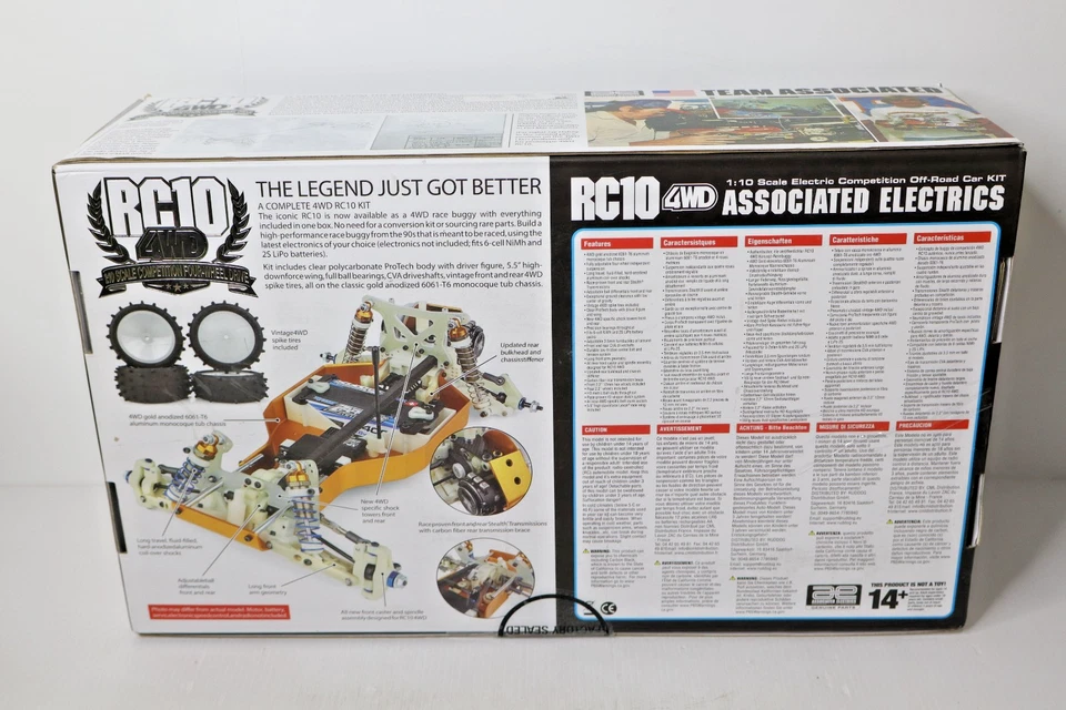 Team Associated 6040 RC10 4WD CLASSIC KIT Off Road 1/10 Limited edition 4x4 NIB - Image 2 of 4