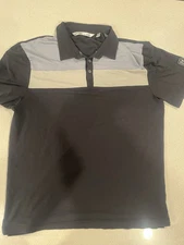 TRAVIS MATHEW PLAYERS SAWGRASS Size XL Mens Gray Performance Polo Shirt Golf  A2