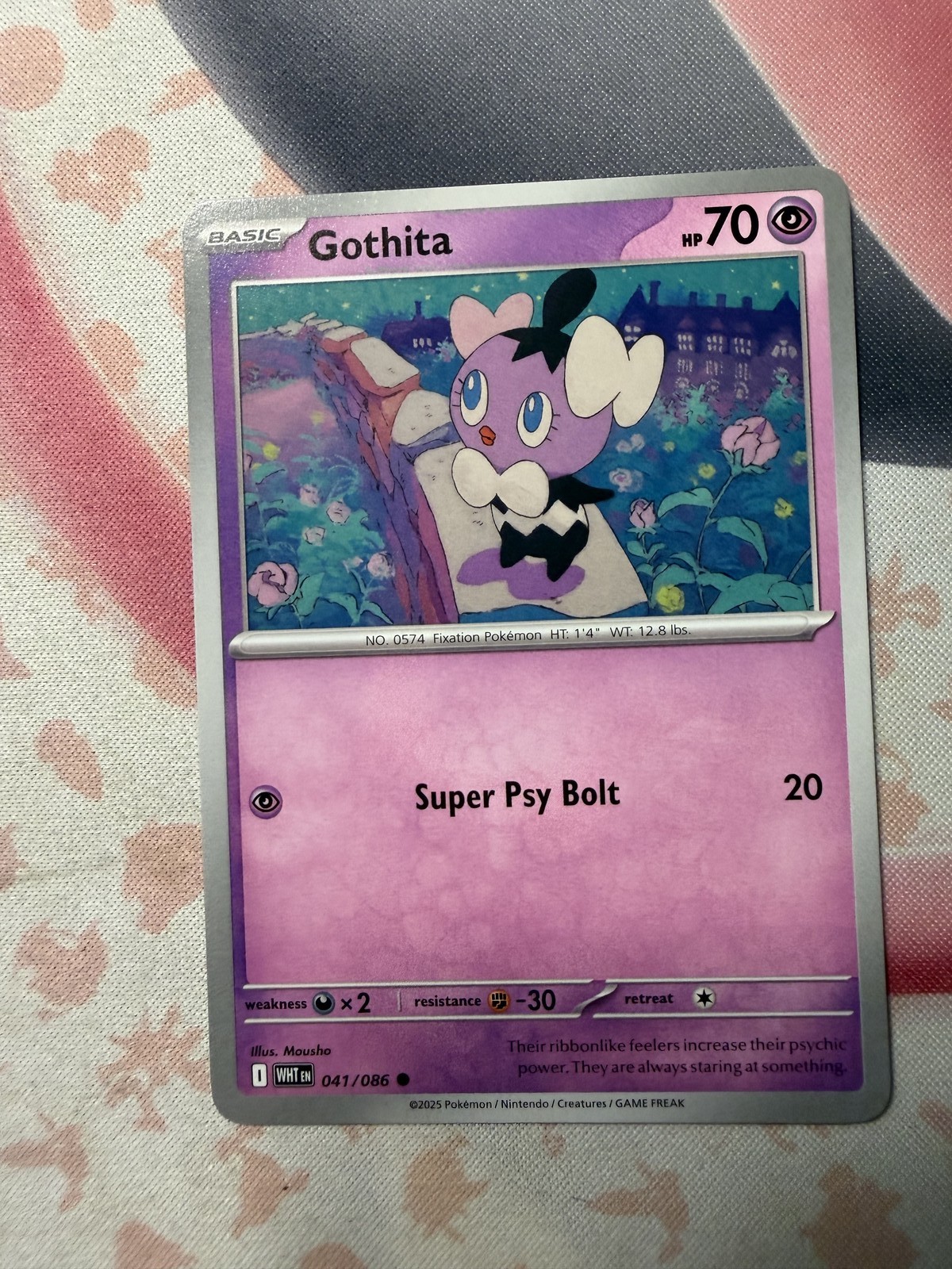 Gothita Common SV: White Flare 041/086 NM English Pokemon Card