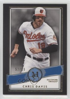 2016 Topps Museum Collection Blue 52/99 Chris Davis #25 sh7