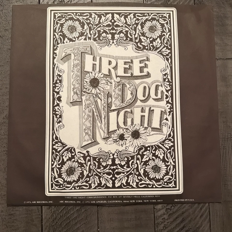 Three Dog Night Seven Separate Fools Vinyl LP with 7 Cards ABC 1972 Classic Rock - Image 3 of 4