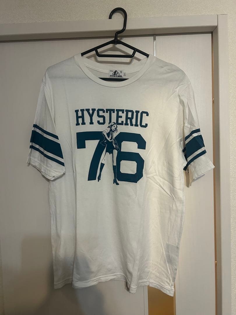 Hysteric Glamour L Short Sleeve T-Shirt Men’s Near Mint Black Cotton