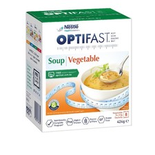 OPTIFAST VLCD Soup Vegetable Soup 8 X 53g Sachets