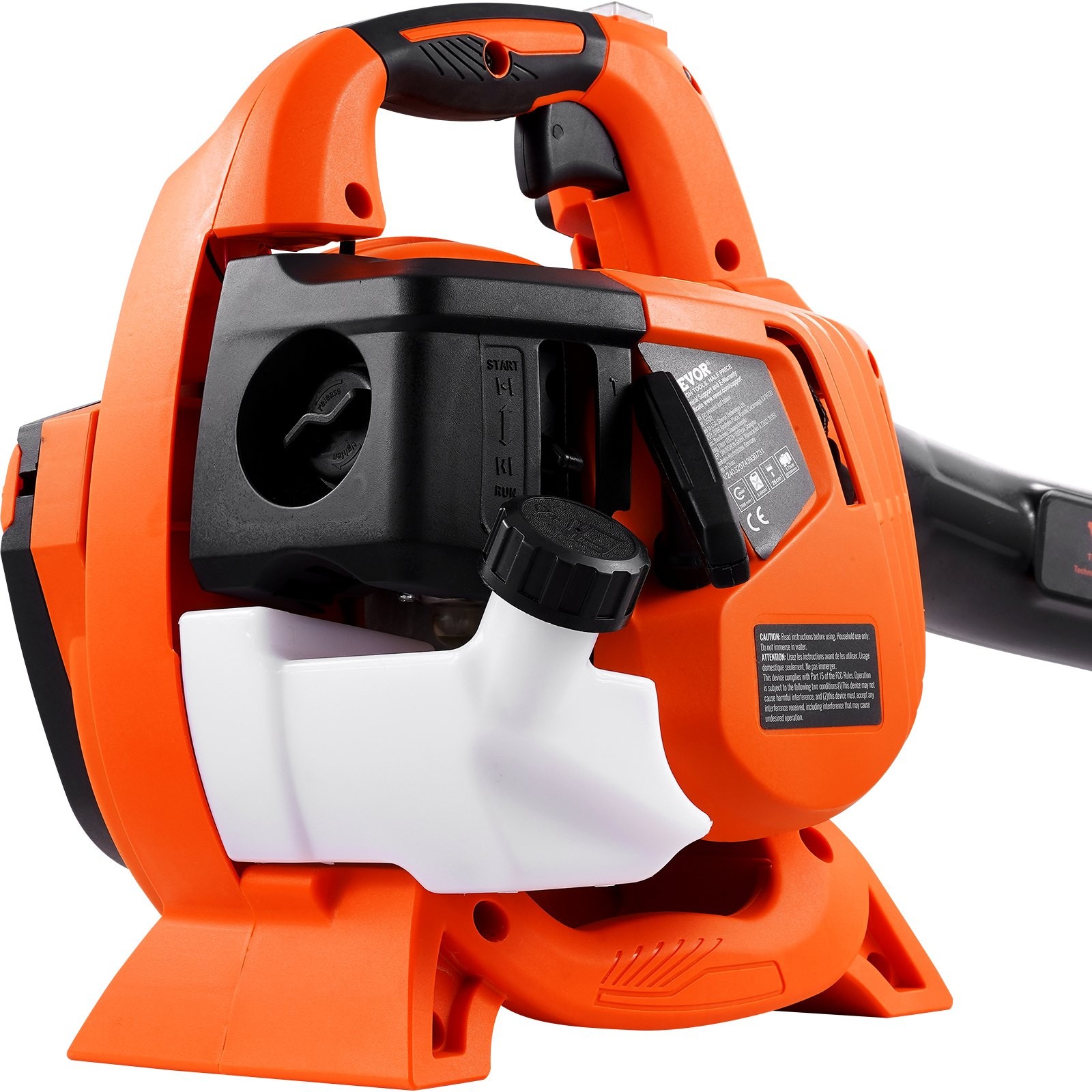 VEVOR Leaf Blower, 26CC 2-Cycle Handheld Leaf Blower with A Fuel Tank, 2-in-1 Bl