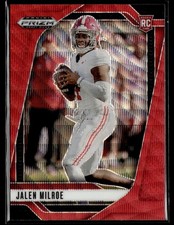 2025 Prizm Draft Picks Red Wave Jalen Milroe Rookie Alabama #5