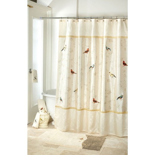 Ceramic Wastebasket Gilded Birds Collection Indoor Bathroom Accessories New - Picture 7 of 17