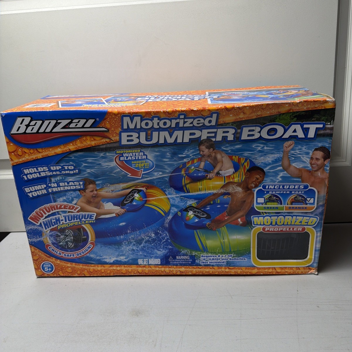 Banzai Battle Blast Submarine Blaster Inflatable Pool Float Water