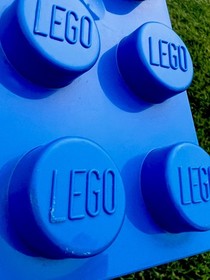 LEGO Storage Brick 8 Stud Large Blue Toy Box Bin Stackable Room Copenhagen 2012