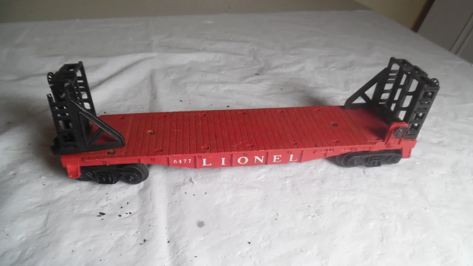Lionel 6477 Vintage 0/027 Pipe Car No Pipes -Used -As is - Image 2 of 4