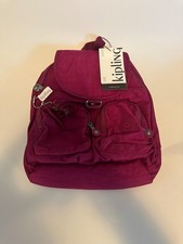 Kipling Lovebug Travel Small Backpack OCV Purple Fig K19497 New With Tags