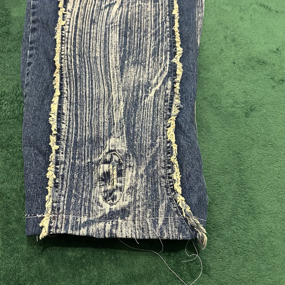 Jeans vintage Y2K DTek perna larga folgada hip hop skate 44 PRECISA DE REPARO - Imagem 3 de 4