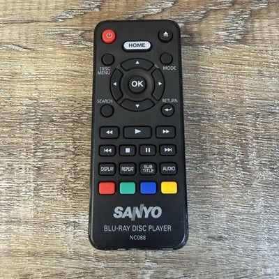 GENUINE SANYO NC088 BLU-RAY DVD PLAYER REMOTE - FWBP505F FWBP505FP