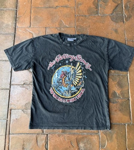 The Rolling Stones 1978 World Wide Tour Licensed T-Shirt Sma 1970s vintage concert t-shirt, vintage, size S, single stitch, B+ condition